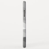 Zwart, grijs, wit geometrisch abstrac Case-Mate iPhone case (Achterkant/rechts)