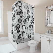 ZWART GRIJS WIT MODERN TRENDY EENVOUDIG ABSTRACT