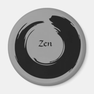 Zwart/grijs Zen Magnet Magneet