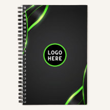 Zwart & Groen Abstract Vloeibaar Design | Logo Toe