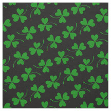 Zwart & Groen St. Patrick's Day Klaverpatroon