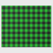 Zwart groen vinkpapier voor opvulling Modern desig Cadeaupapier (Vlak)