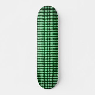 Zwart-groene computercode #3 skateboard