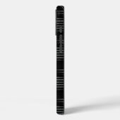 Zwart Grunge USA Amerikaans Vlag Patroon Case-Mate iPhone Case (Achterkant / Links)