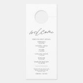 Zwart handschrift niet storen bruiloft (Achterkant)