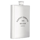  Zwart Happy Campers Crest Camp Weekend Flacon (Rechts)