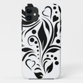 Zwart hart iPhone 11 hoesje