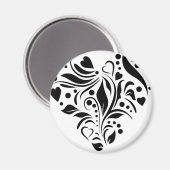 Zwart hart magneet (Voorkant / Achterkant)