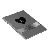 Zwart hart notitieboek (Rechterzijde)