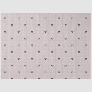 Zwart Hart Vintage Kant Decoupage Tissuepapier