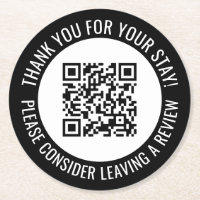 Zwart Hartelijk dank en Scannen me Promotie QR-cod