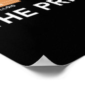 Zwart het eerste element poster (Hoek)