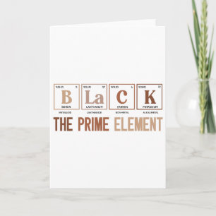 Zwart Het Prime Element Zwarte Geschiedenis Maand Kaart