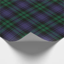 Zwart horloge Tartan, Plaid
