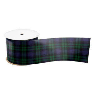Zwart horloge Tartan, Plaid Lint
