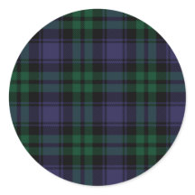 Zwart horloge Tartan, Plaid