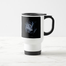 ZWART HOUT WOLF Wildlife Gift Mokken