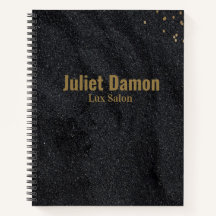 Zwart houtskool gouden stippen