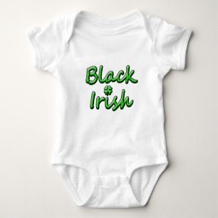 Zwart Iers in Breezy Green Font Romper