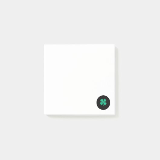 Zwart Iers wit notitieblokken Post-it® Notes (Voorkant)