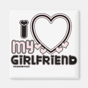 zwart in luv 1 magneet