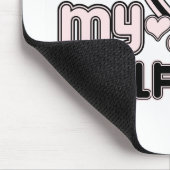 zwart in luv 1 muismat (Hoek)