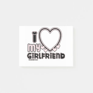 zwart in luv 1 post-it® notes
