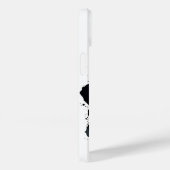 Zwart Inkt Astronaut Cat Design Case-Mate iPhone Case (Achterkant / Rechts)