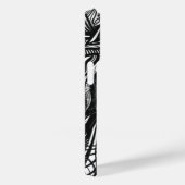 Zwart inkt illustratie vrouwen Case-Mate iPhone case (Achterkant / Rechts)