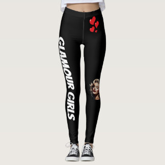 Zwart is Back Forever Hearts Leggings