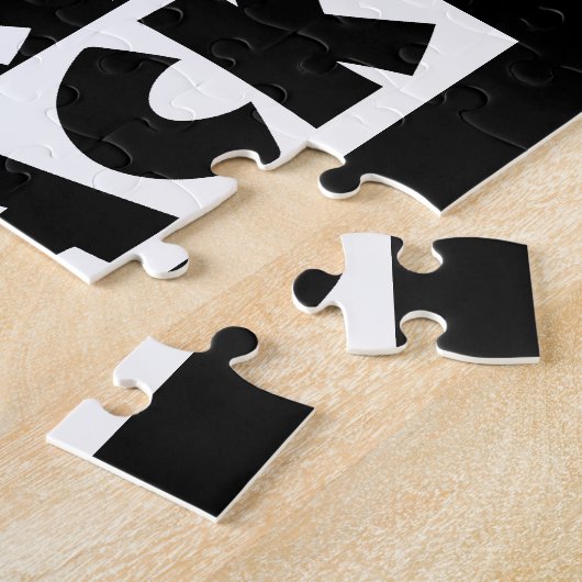 Zwart is zwart legpuzzel (Zijkant)