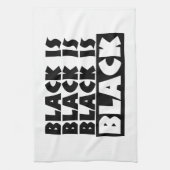 Zwart is zwart theedoek (Verticaal)