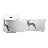 Zwart-Italiaans Greyhound Cartoon Dog Illustraties Lint (Spoel)