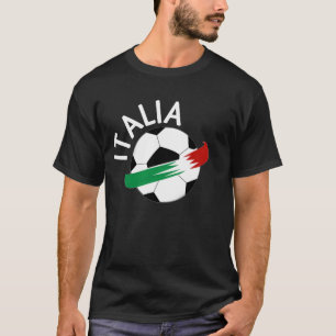 Zwart Italië T-shirt. 01 T-shirt