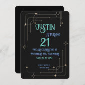 Zwart & kaart (Voorkant / Achterkant)