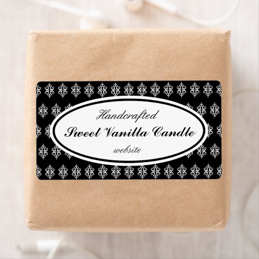 Zwart kant zakelijke labels (Insitu)