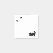 Zwart karton en afdrukken in pag post-it® notes (Voorkant)