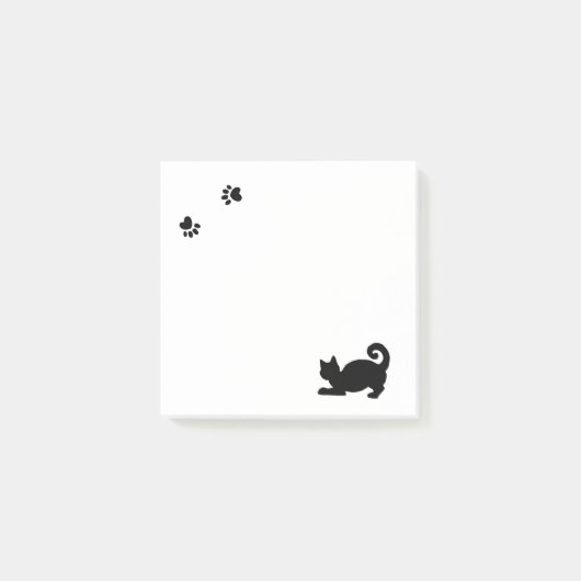 Zwart karton en afdrukken in pag post-it® notes (Voorkant)