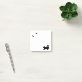 Zwart karton en afdrukken in pag post-it® notes (Kantoor)