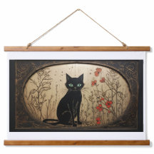 Zwart Kat Tapestry