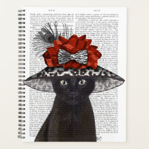 Zwart katje met Pet van Fabulous Planner