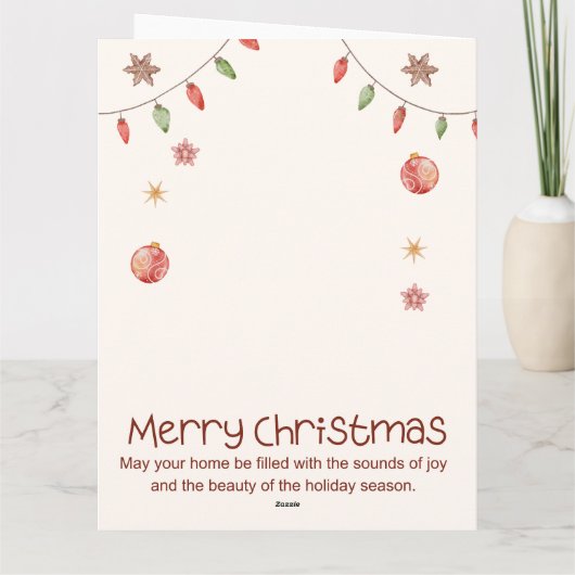 Zwart Kerstmis Sista Melanine Koningin Vrouwen Ker Kaart (Achterkant)