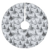 Zwart Kerstmispatroon#3 ID1009 Kerstboom Rok (Voorkant)