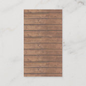 Zwart keukengerei Crock Restaurant Cateraar Visitekaartje (Achterkant)