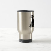 Zwart klepdeksel reisbeker (Center)