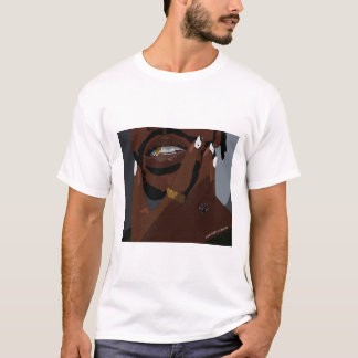 Zwart-koppige kunst (zwarte liefde) t-shirt