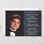 Zwart krijtbord foto Afstuderen Kaart (Voorkant)