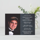 Zwart krijtbord foto Afstuderen Kaart (Staand voorkant)