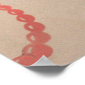 Zwart kunstportret poster (Hoek)