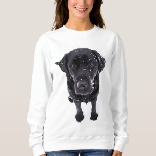 Zwart Lab - Labrador Snow Puppy Trui
